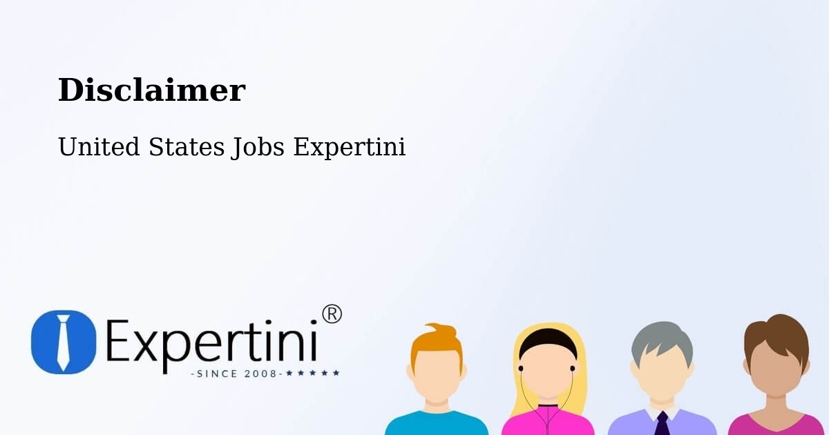 Disclaimer – College Park - United States Jobs Expertini